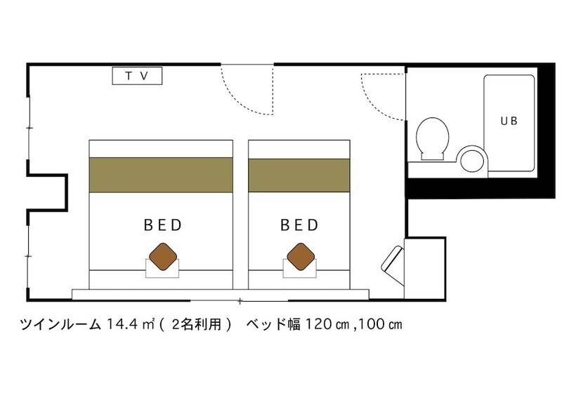 חדר סטנדרט, Areaone Nobeoka