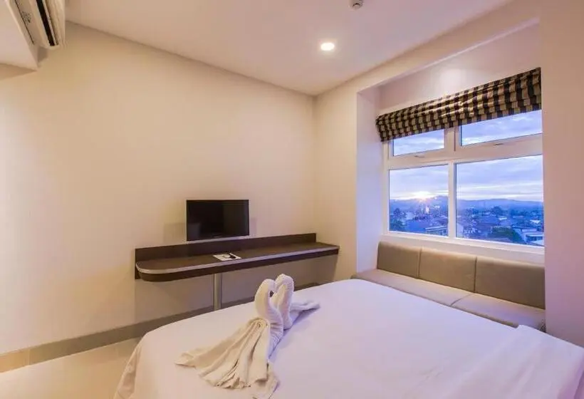 Deluxe-huone, Sparks Odeon Sukabumi Artotel Curated