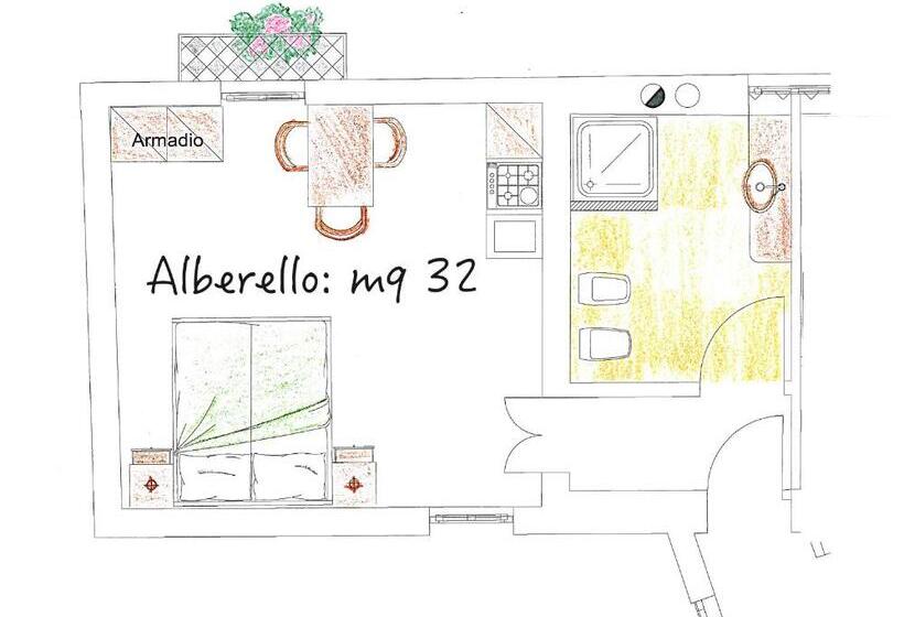 스탠다드 발코니 스튜디오, Porta Ronca   B&b, Suites & Apts