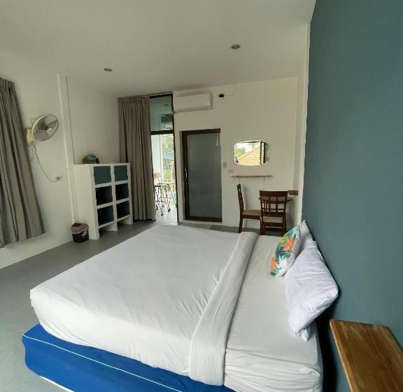 Pokój Deluxe z Balkonem, Phangan Arena Hostel