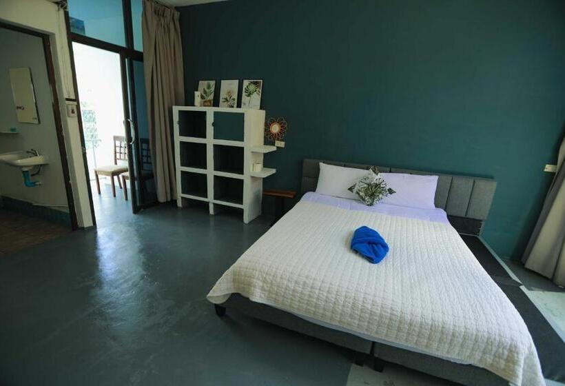 Pokój Deluxe z Balkonem, Phangan Arena Hostel