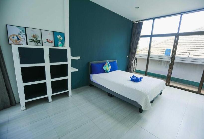 Pokój Deluxe z Balkonem, Phangan Arena Hostel