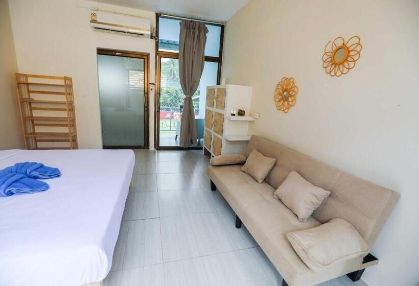 Pokój Deluxe z Balkonem, Phangan Arena Hostel