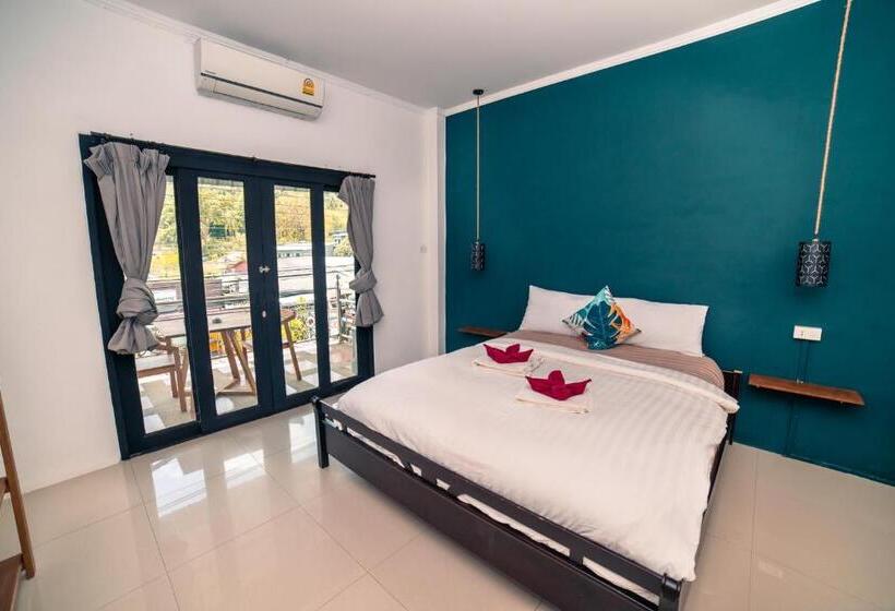 Pokój Deluxe z Balkonem, Phangan Arena Hostel