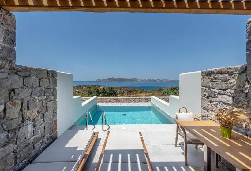 Deluxe Suite Sea View, Milos Sea Resort