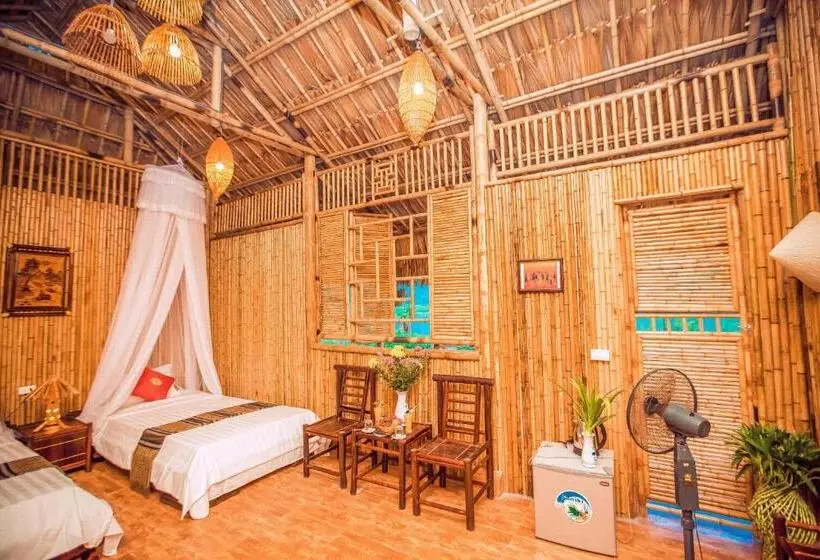 Family bungalow with view, Tam Coc Rice Fields Resort