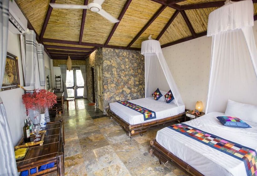 Standard bungalow mountain view, Tam Coc Rice Fields Resort