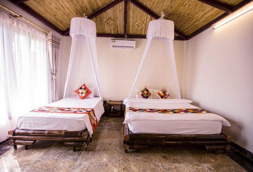 Standard bungalow mountain view, Tam Coc Rice Fields Resort