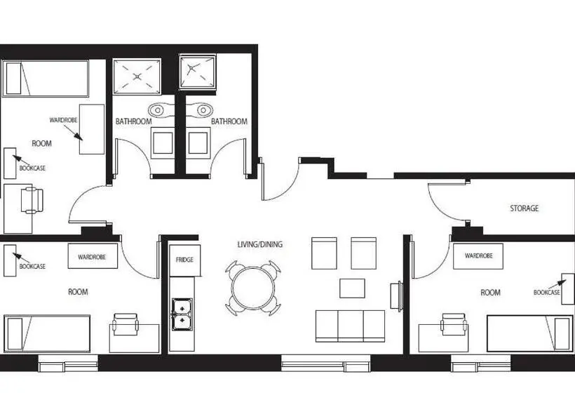 3 Bedroom Suite, Dalhousie University Accommodations