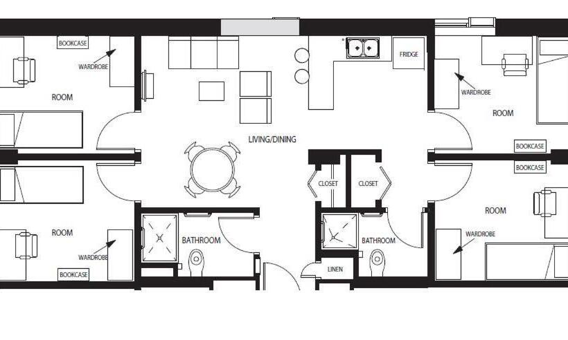 四卧套房, Dalhousie University Accommodations