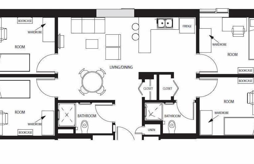 四卧套房, Dalhousie University Accommodations