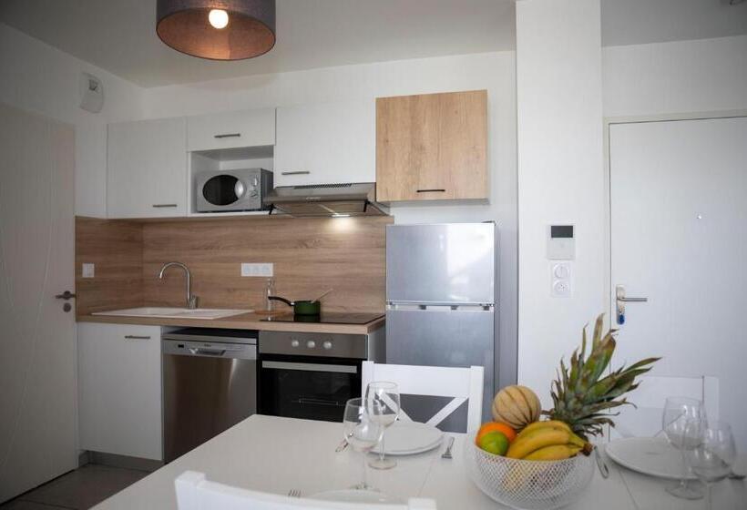 Апартаменты 2 Спальни с Террасой, My Hôtel Résidences Port Leucate