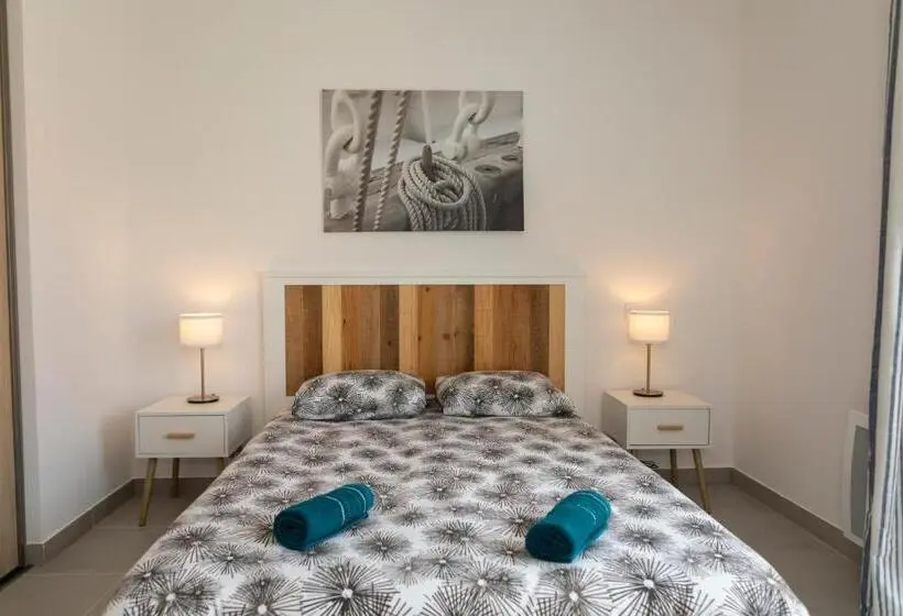 Deluxe-huoneisto 1 Makuuhuone, My Hôtel Résidences   Port Leucate