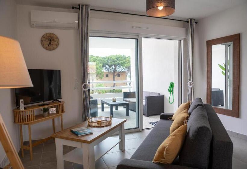 Апартаменты Deluxe 1 Спальня, My Hôtel Résidences   Port Leucate