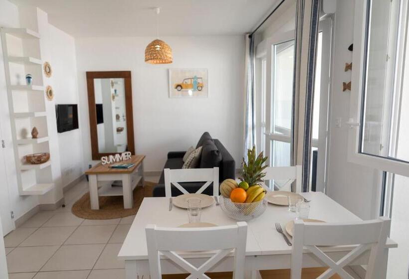 Апартаменты 1 Спальня Вид на Сад, My Hôtel Résidences   Port Leucate