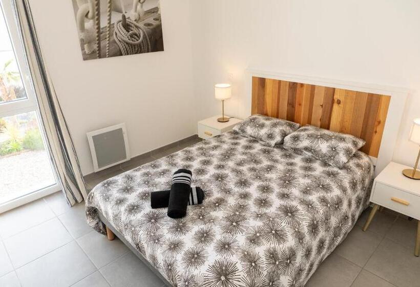 Апартаменты 2 спальни Вид на Сад, My Hôtel Résidences Port Leucate