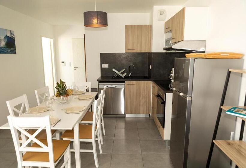 Апартаменты 2 спальни Вид на Сад, My Hôtel Résidences Port Leucate