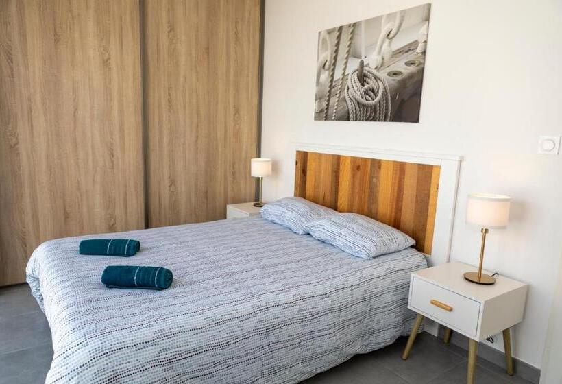 Апартаменты 2 спальни Вид на Сад, My Hôtel Résidences Port Leucate