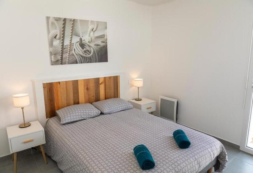 Апартаменты 2 спальни Вид на Сад, My Hôtel Résidences Port Leucate