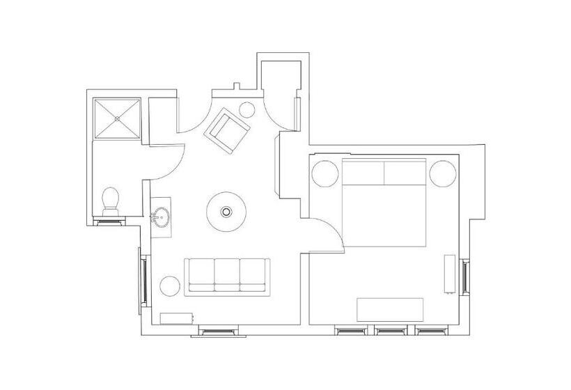 带大床的标准间, Blind Tiger Asheville