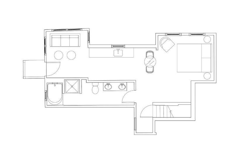 带大床的标准间, Blind Tiger Asheville