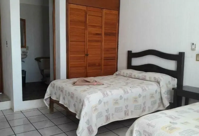 ２ダブルベッドのスタンダードルーム, Casa Chacala