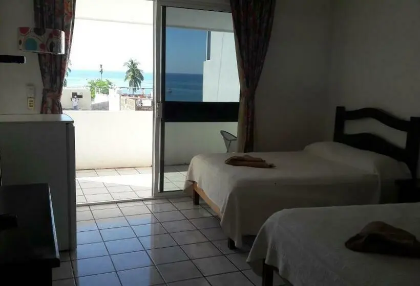 ２ダブルベッドのスタンダードルーム, Casa Chacala