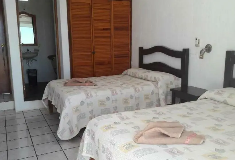 ２ダブルベッドのスタンダードルーム, Casa Chacala