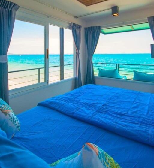 غرفة ديلوكس مطلّة علي البحر مزوَّدة بشُرفة, C Smile Samed Resort