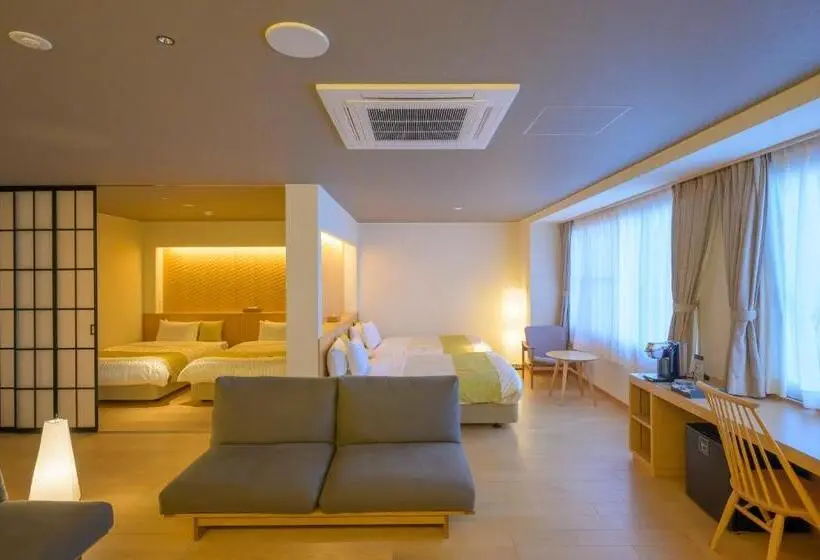 景色の見えるスタンダード４人部屋, 竹屋ホテル