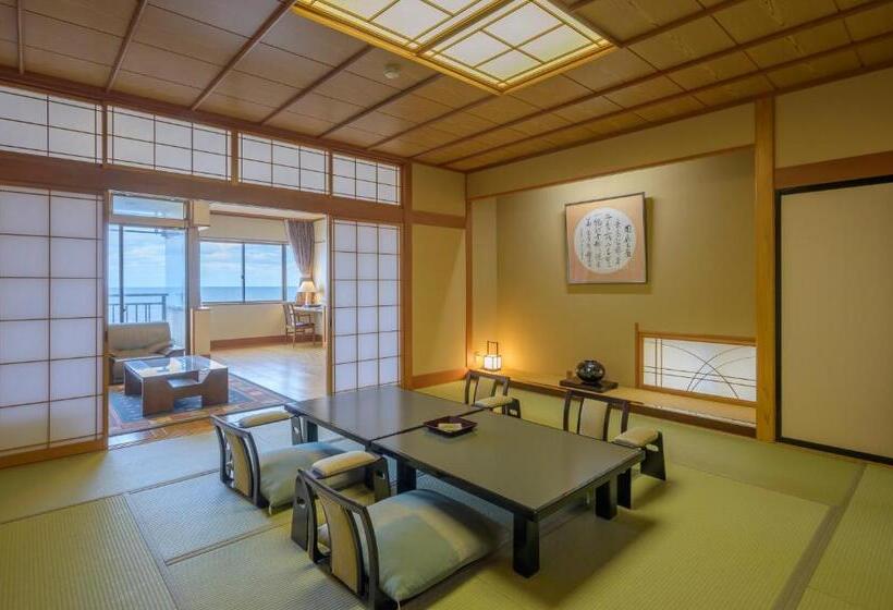 סוויטת דלוקס נוף לים, 竹屋ホテル