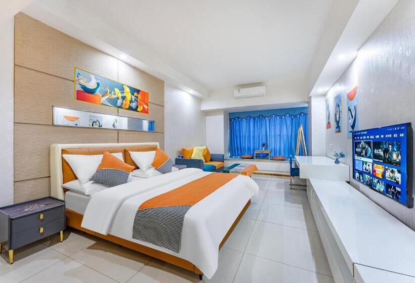 수피리어 룸, Bene International Hotel Zhujiang New Town Us Consulate General Guangzhou Branch Free Shuttle Bus