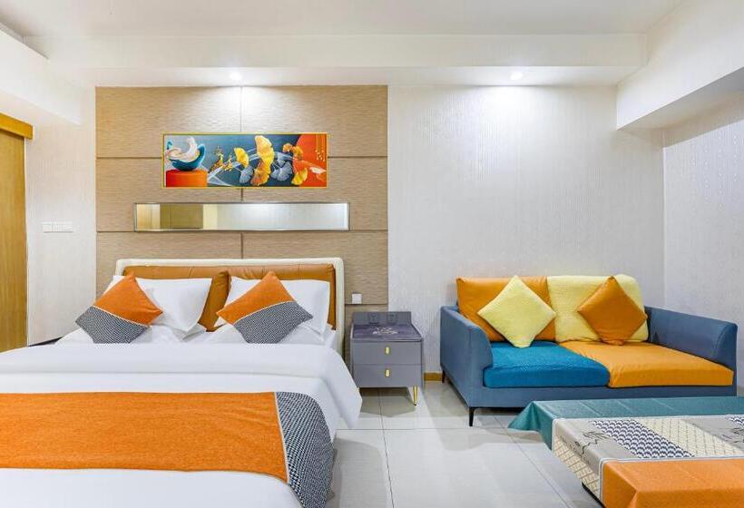 수피리어 룸, Bene International Hotel Zhujiang New Town Us Consulate General Guangzhou Branch Free Shuttle Bus