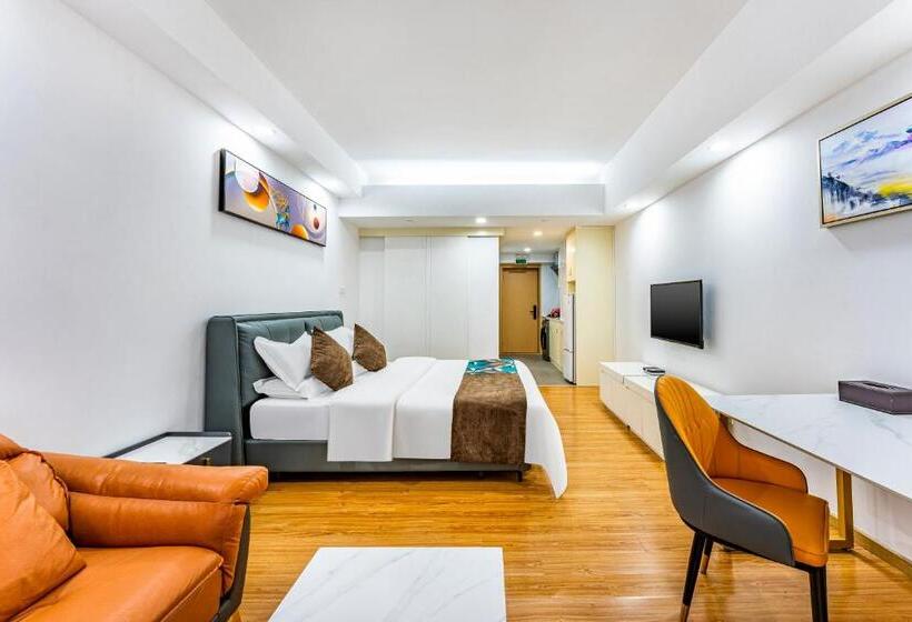 수피리어 룸, Bene International Hotel Zhujiang New Town Us Consulate General Guangzhou Branch Free Shuttle Bus