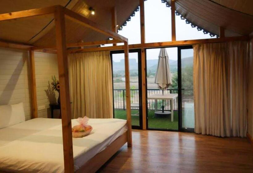 חדר דלוקס עם מרפסת, Sam S Country Ranch