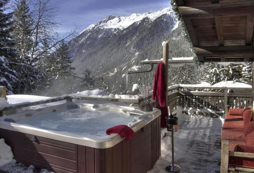 Стандартный Номер Кровать Кинг, Hôtel Les Chalets De Philippe Avec Jacuzzis Privatifs