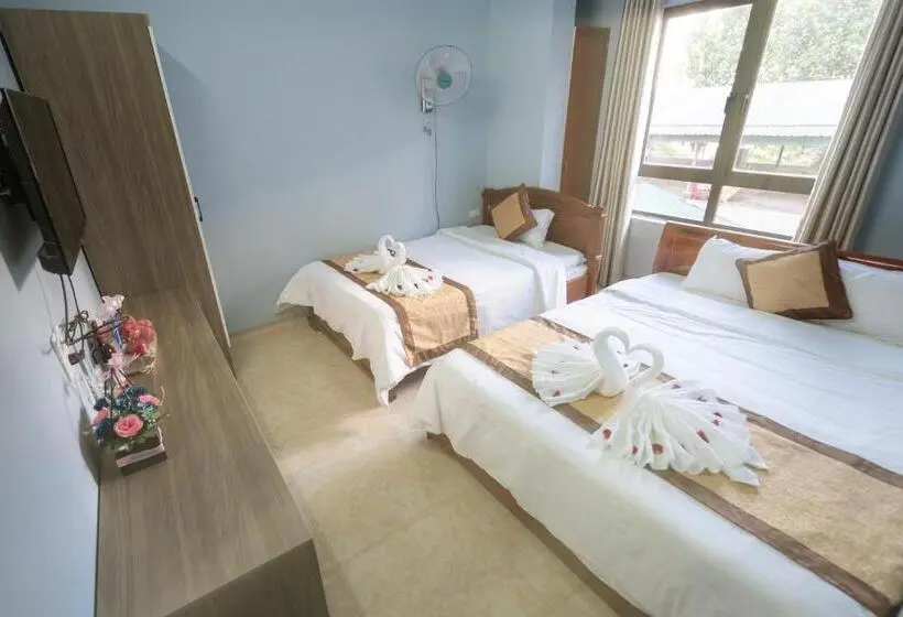 اتاق سوپریور سه تخته, Ha Long Fancy Hostel With Vegetarian And Vegan Restaurant