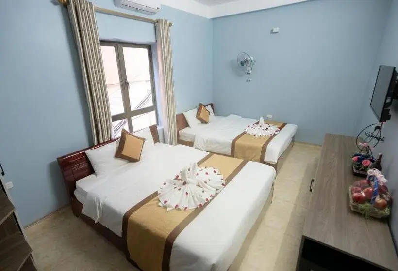 اتاق سوپریور چهار تخته, Ha Long Fancy Hostel With Vegetarian And Vegan Restaurant