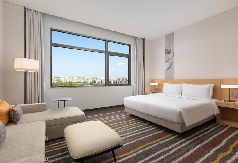 Deluxe Kamer met Kingsize Bed, Fraser Place Wujiaochang Shanghai