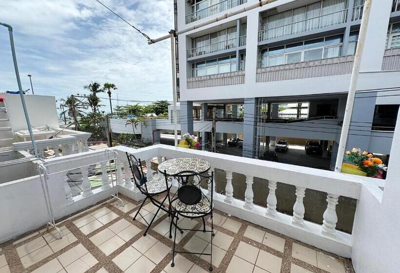 Quarto Estandar com Sacada, Sea View Jomtien Guest House