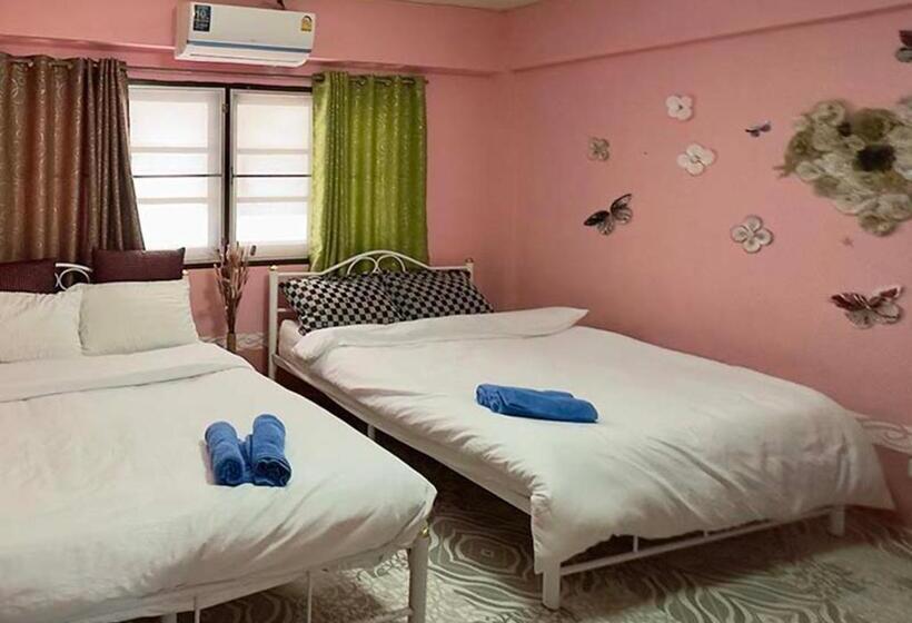 Quarto Estandar 2 Camas Casal, Sea View Jomtien Guest House