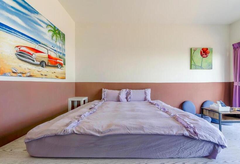 اتاق استاندارد با بالکن و چشم‌انداز دریا, Happiness Ocean View B&b