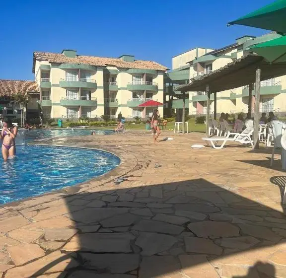 プールの見える１ベッドルームアパートメント, Village Das águas Bloco B Apt 106