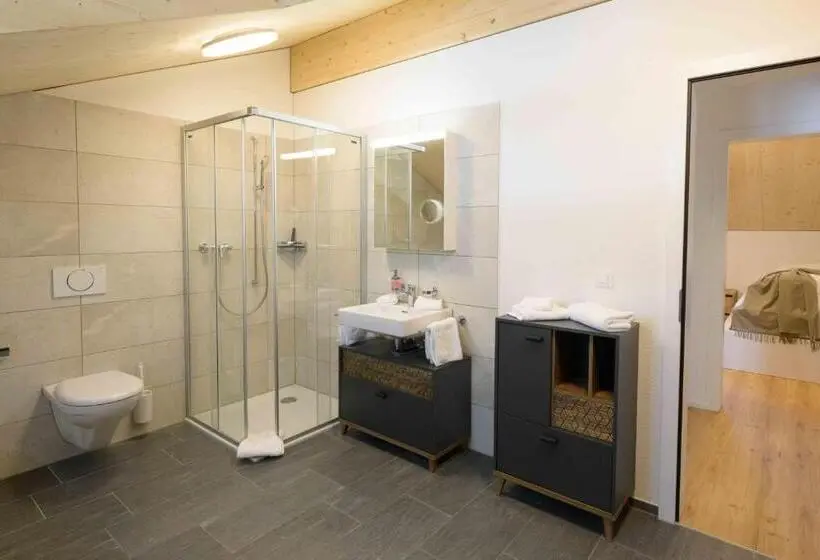 ３ベッドルームアパートメント, Alphotel Biel Kinzig   Access By Cable Car Only!
