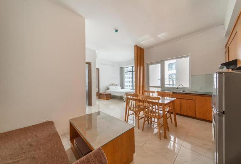 침실 3개 아파트, Thai Ha Oceanus Aparthotel Nha Trang