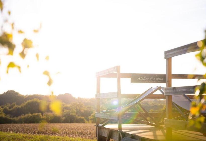 בקתת סופריור בת חדר 1, L Enclave Insolite Cabanes Avec Piscine Et Bains Nordiques