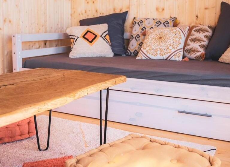 בקתת סופריור בת חדר 1, L Enclave Insolite Cabanes Avec Piscine Et Bains Nordiques