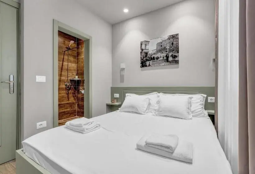 اتاق استاندارد با چشم‌انداز باغ, Villa Zoi A Stay To Remember I Guesthouse Inside Elbasan Castle