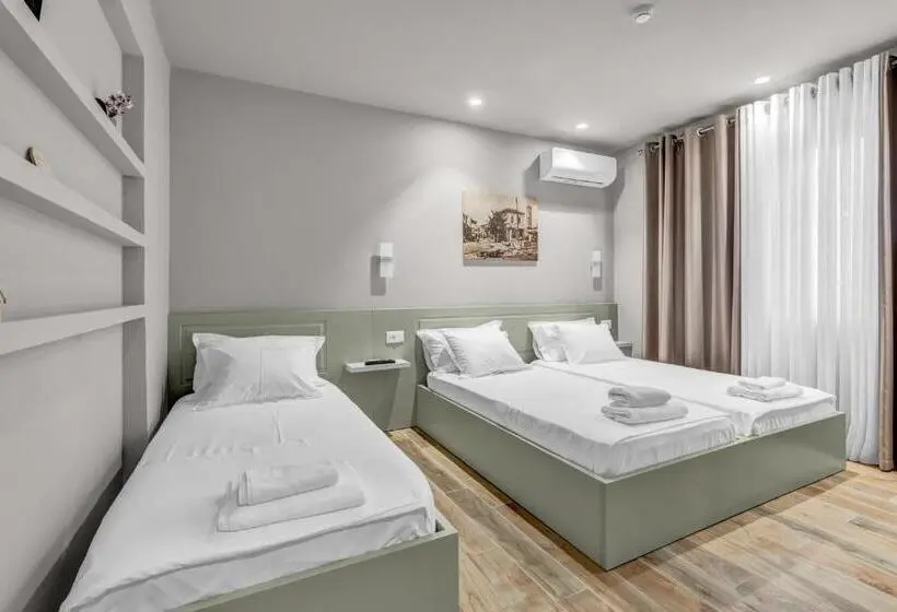اتاق لوکس سه تخته, Villa Zoi A Stay To Remember I Guesthouse Inside Elbasan Castle