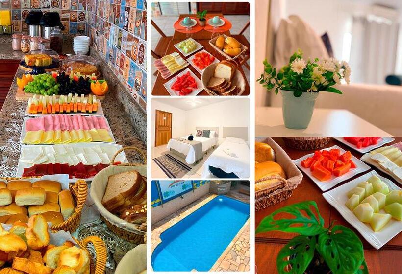 Chambre Triple Standard avec Balcon, 5 Minutos Do Centro Histórico L Pousada Recanto Tangará L Melhor Custo Benefício L Café Da Manhã Inc